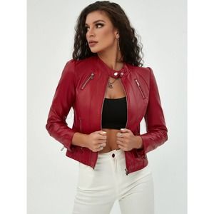 WILA Red Leather Jacket